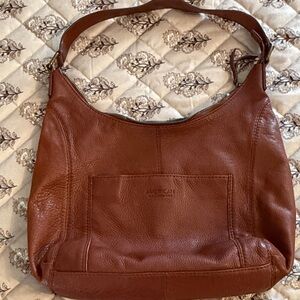 American Leather Brown Hobo Bag